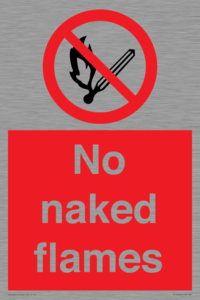 No naked flames